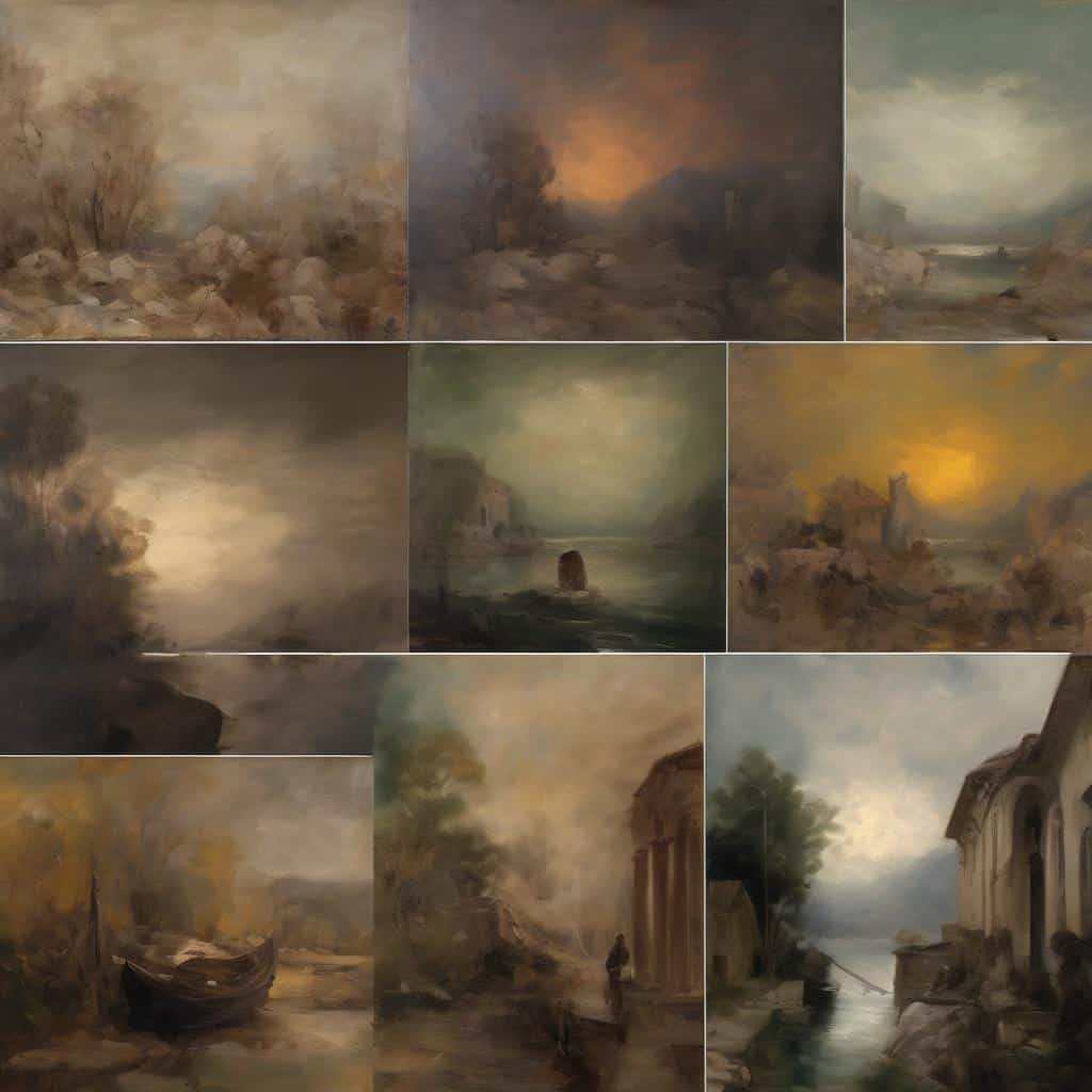 Ουρανοί και τοπία στην Αναγέννηση, πίνακες με δραματικά τοπία και ατμόσφαιρες.