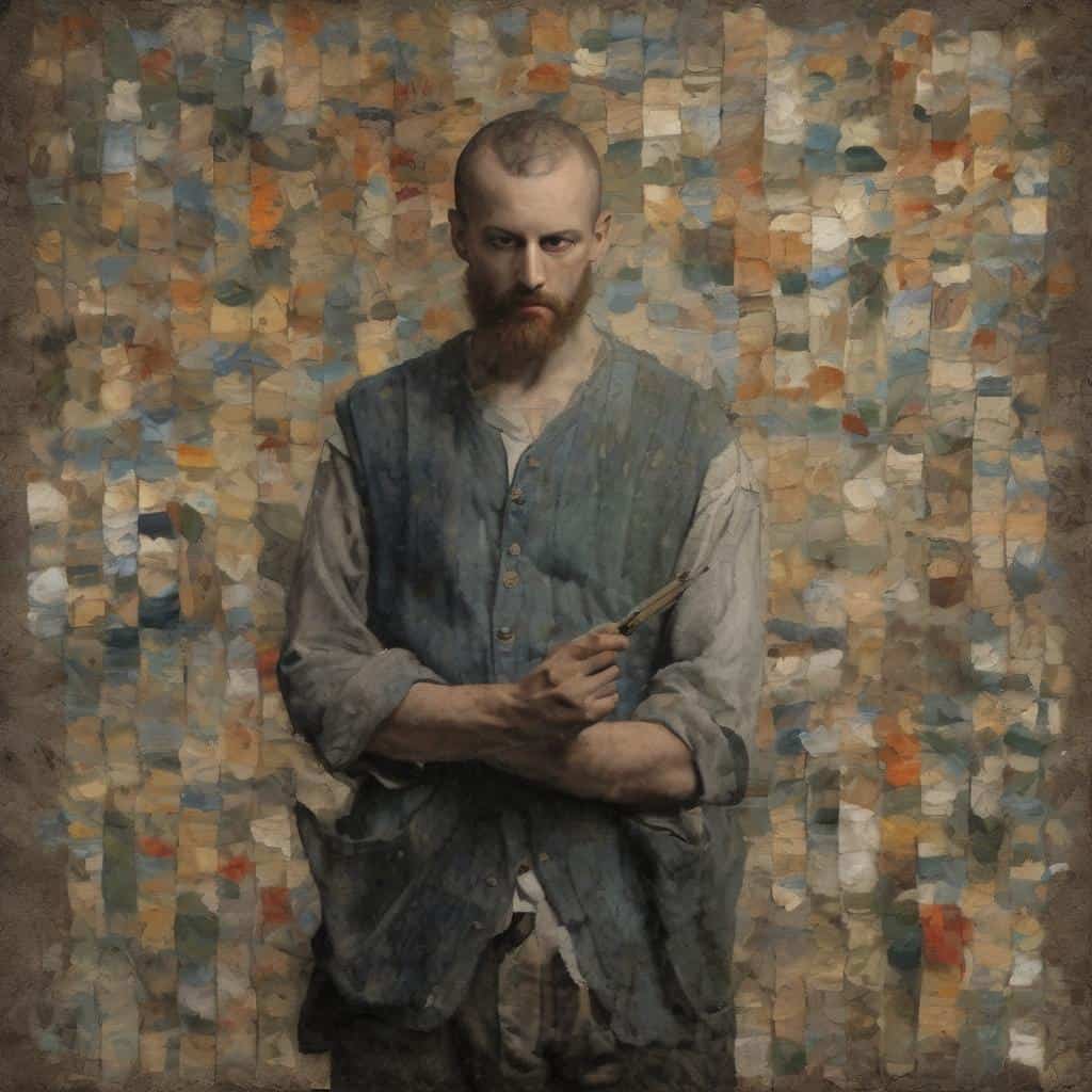 Ζωγραφιά του καλλιτέχνη της αναγέννησης σε παστέλ χρώματα.