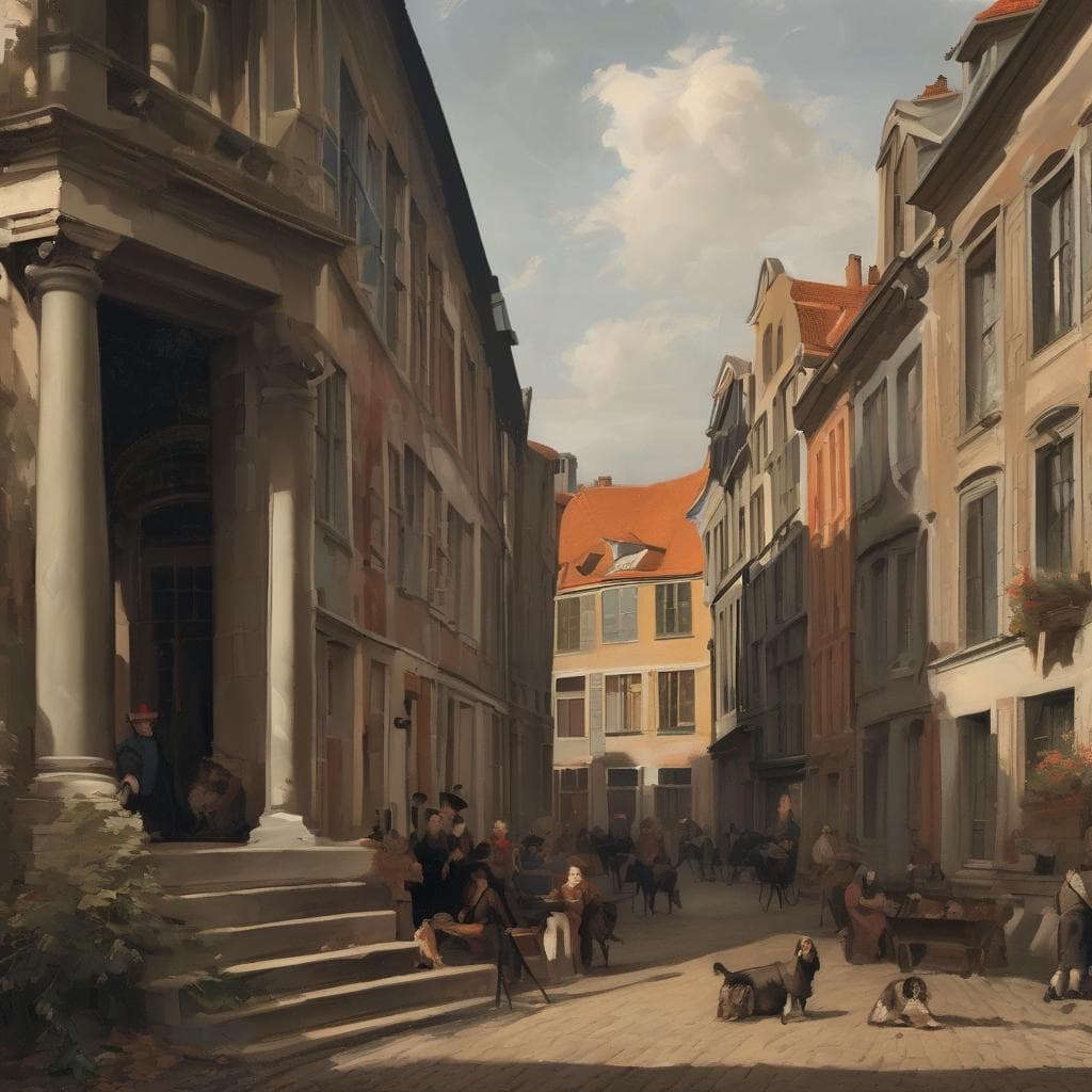 Καλλιτέχνες της Αναγέννησης: Βιογραφίες και Έργα, ιστορική αναπαράσταση σκηνής της εποχής.